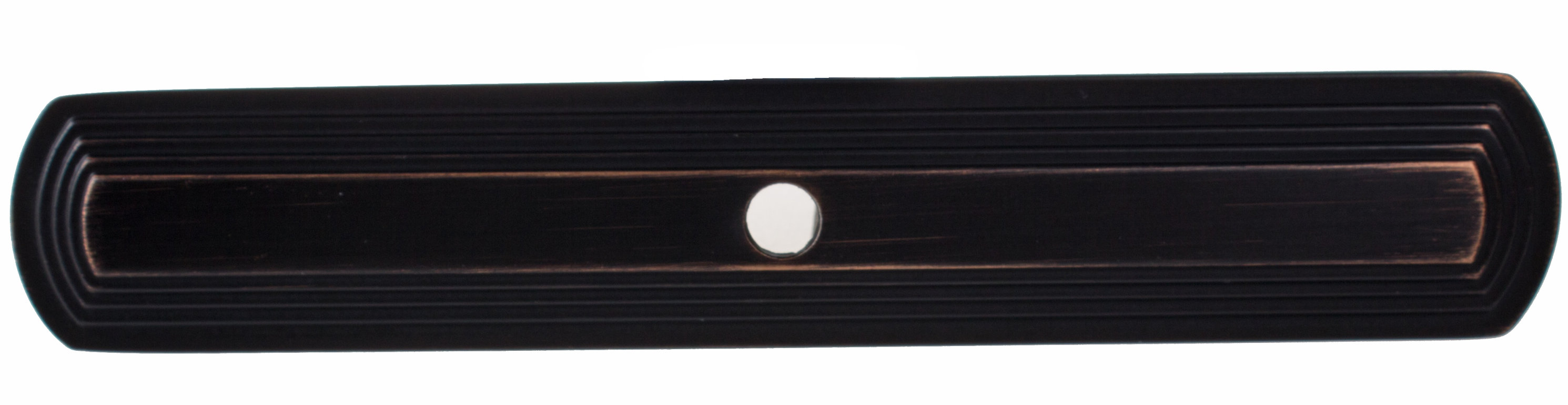 GlideRite Hardware Narrow Rounded Rectangle Knob Backplate